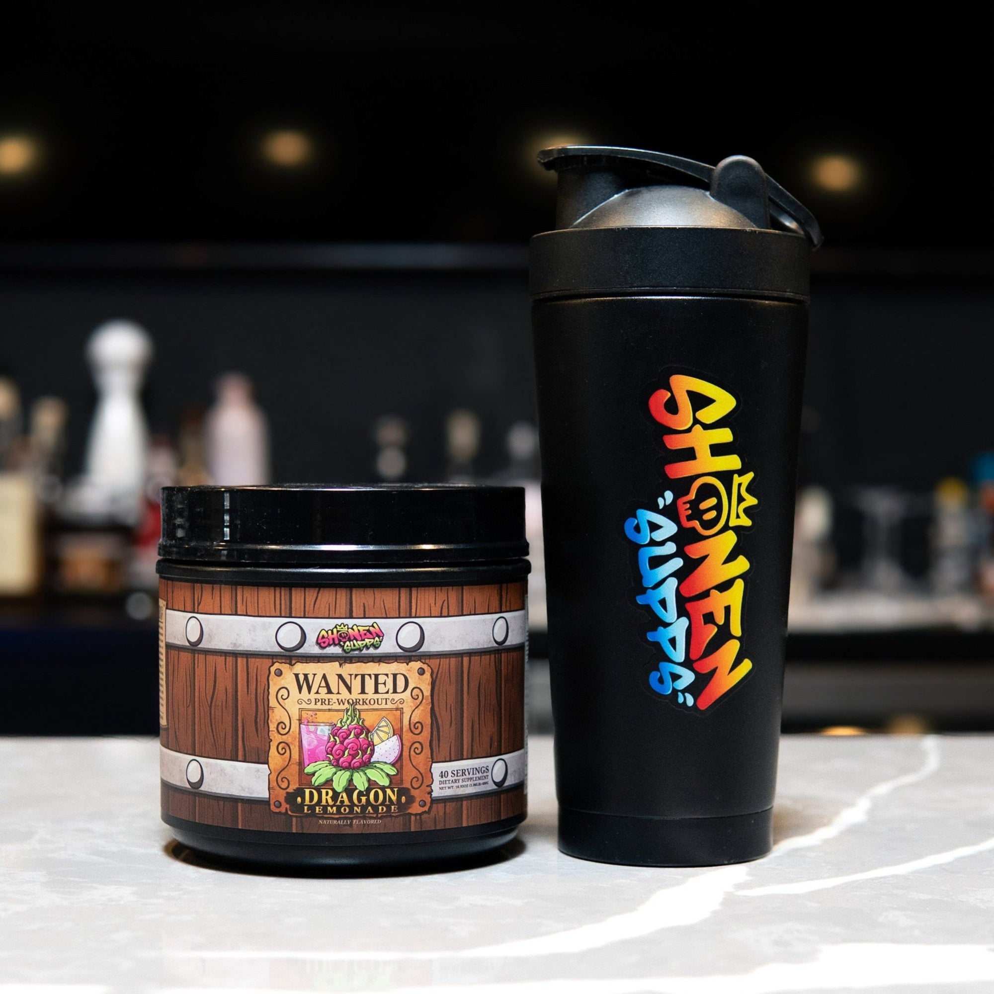 Dragon Fruit Lemonade + Insulated Shaker