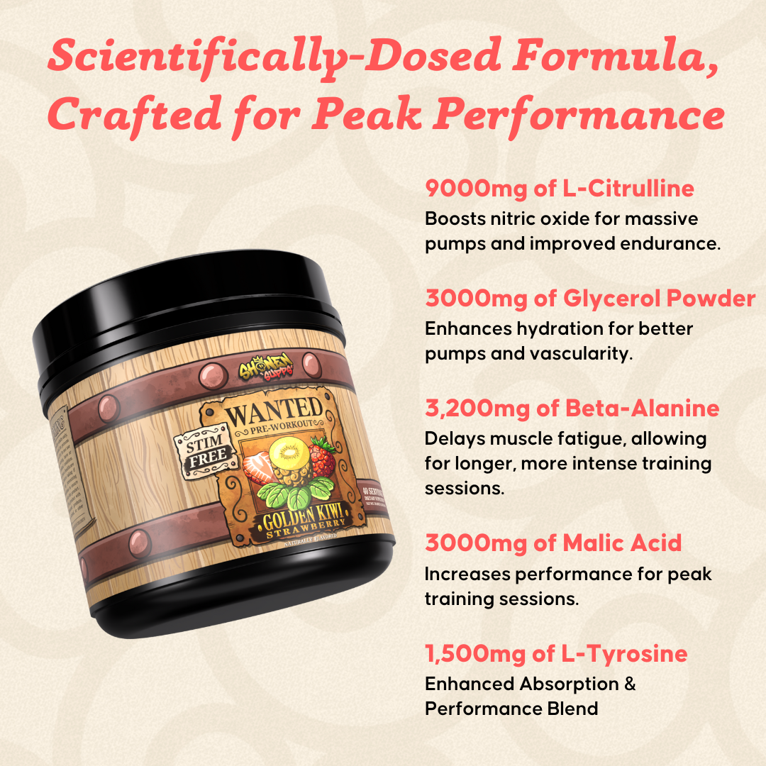 WANTED Stim-Free Pre-Workout