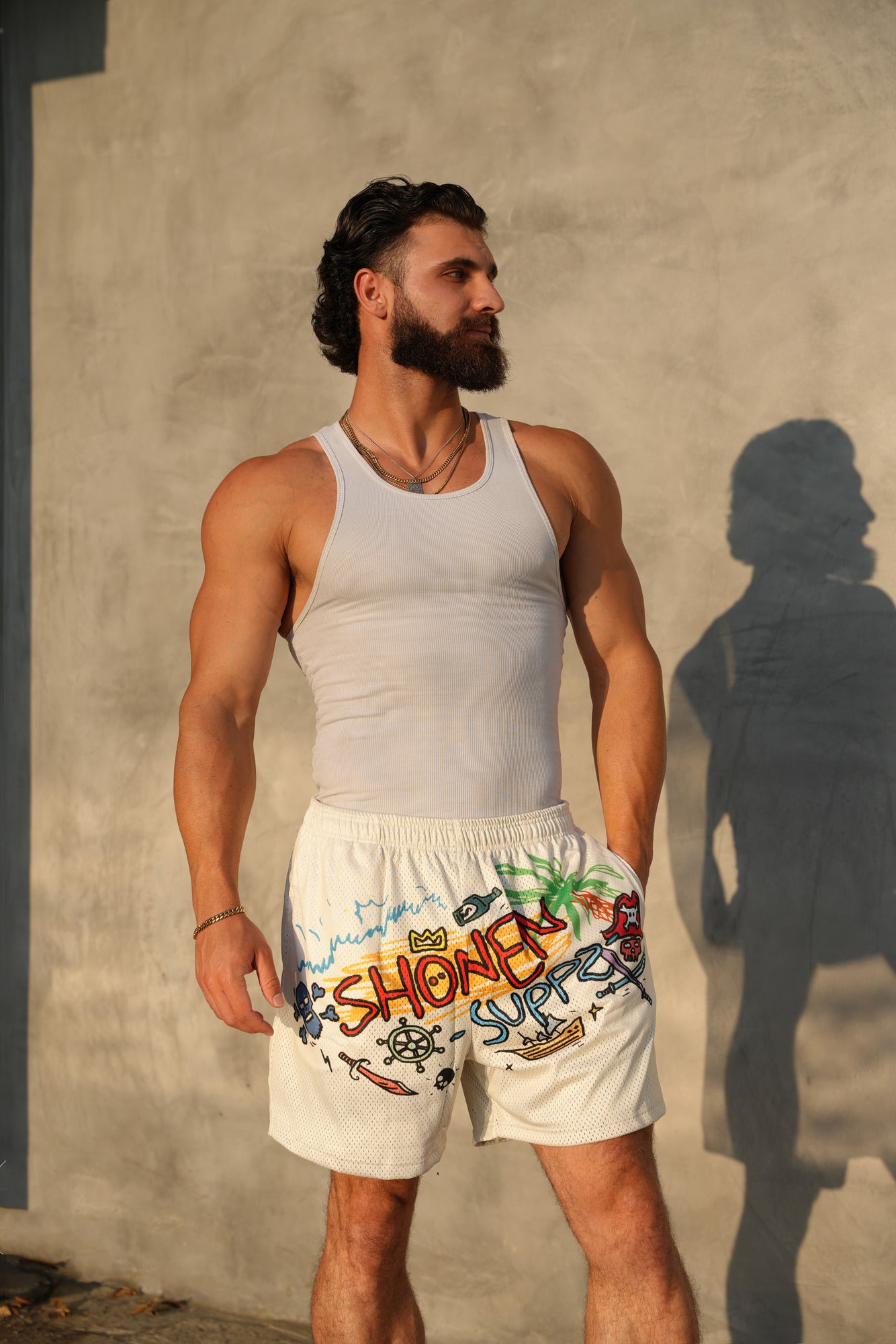 White Pirate's Booty Shorts - Imperfect Final Sale